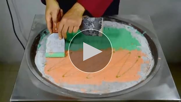 Amazon | Kolice 業務用 露店のロールアイスクリーム機器、直径55cmの